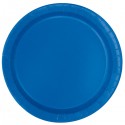 20 PIATTINI IN CARTA - ROYAL BLUE/ BLUETTE