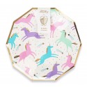 8 PIATTINI UNICORNO MAGICO