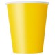 14 bicchieri di carta - giallo