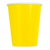 14 bicchieri di carta - giallo "babyshower"