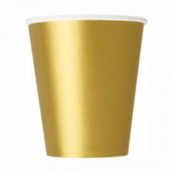 14 bicchieri di carta - oro