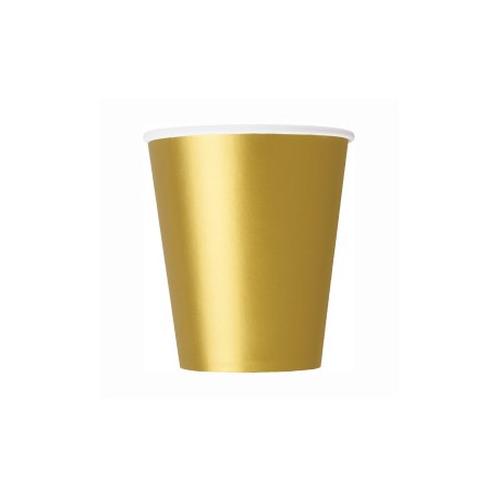14 bicchieri di carta - oro