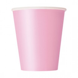 14 bicchieri di carta - rosa baby