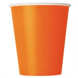 14 bicchieri di carta - arancio