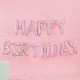 banner HAPPY BIRTHDAY rosa
