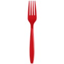 24 FORCHETTE IN PLASTICA - RUBY RED/ROSSO