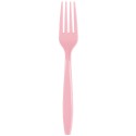 24 FORCHETTE IN PLASTICA - LOVELY PINK/ROSA