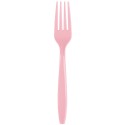 24 FORCHETTE IN PLASTICA - LOVELY PINK/ROSA