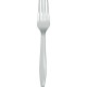 24 forchette plastica ARGENTO