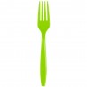 24 forchette plastica VERDE LIME