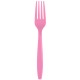 24 forchette plastica ROSA ACCESO