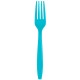 24 forchette plastica TURCHESE