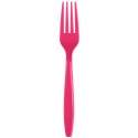 24 FORCHETTE IN PLASTICA - HOT PINK/FUCSIA
