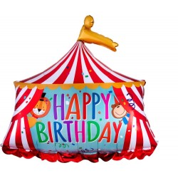 Palloncino TENDA CIRCO HAPPI BIRTHDAY