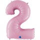 PALLONCINO NUMERO GIGANTE - ROSA