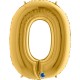 PALLONCINO NUMERO GIGANTE - ORO