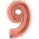 PALLONCINO NUMERO GIGANTE - ROSEGOLD
