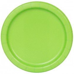 16 PIATTI IN CARTA - VERDE LIME