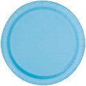 16 PIATTI IN CARTA - POWDER BLUE/AZZURRO