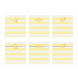6 BUSTINE in carta RIGHE 
