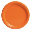 20 PIATTINI IN CARTA - PUMPKIN ORANGE/ ARANCIO