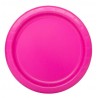 20 piattini in carta - neon pink