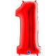 PALLONCINO NUMERO GIGANTE - ROSSO