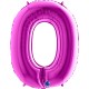 PALLONCINO NUMERO GIGANTE - VIOLA