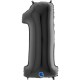 PALLONCINO NUMERO GIGANTE - NERO