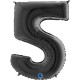 PALLONCINO NUMERO GIGANTE - NERO