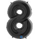 PALLONCINO NUMERO GIGANTE - NERO