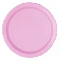 20 PIATTINI IN CARTA - LOVELY PINK/ROSA BABY