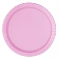 20 PIATTINI IN CARTA - LOVELY PINK/ROSA BABY