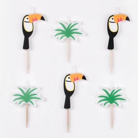 Set 6 Candeline DINOSAURI