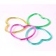 12 braccialetti cuore - 4 colori