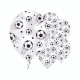 PALLONCINO in lattice professionale 30 cm - CALCIO