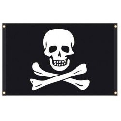 Bandiera pirata 45 x 30 cm 