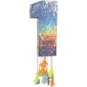 PIÑATA N.1 BLU IRIDESCENTE