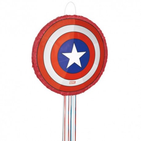 PIÑATA SCUDO CAPITAN AMERICA