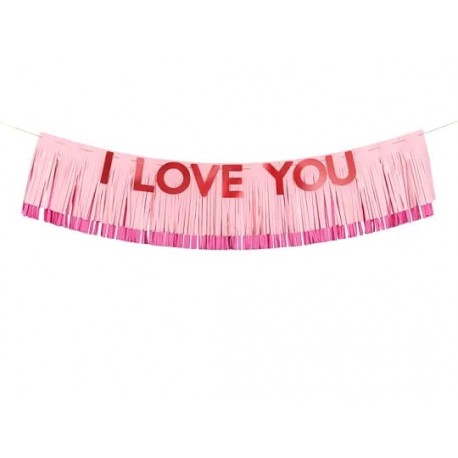 BANNER "I LOVE YOU"