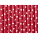 10 CANNUCCE CARTA ROSSE A POIS BIANCHI