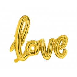 SCRITTA GONFIABILE "LOVE" ORO