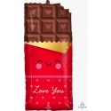 Palloncino TAVOLETTA CIOCCOLATO "LOVE YOU"