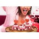 6 STECCHINI CUORE ROSSO