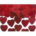 CORIANDOLI DA TAVOLA CUORE ROSSO 2CM