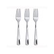 24 FORCHETTE IN PLASTICA - ARGENTO METALLIZZATO
