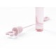 BOLLE DI SAPONE A FORMA DI CUORE - ROSA