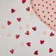 CONFEZIONE DI CORIANDOLI DA TAVOLA A CUORE