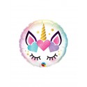 Palloncino TONDO UNICORNO 