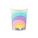 8 BICCHIERI ARCOBALENO CON NUVOLE